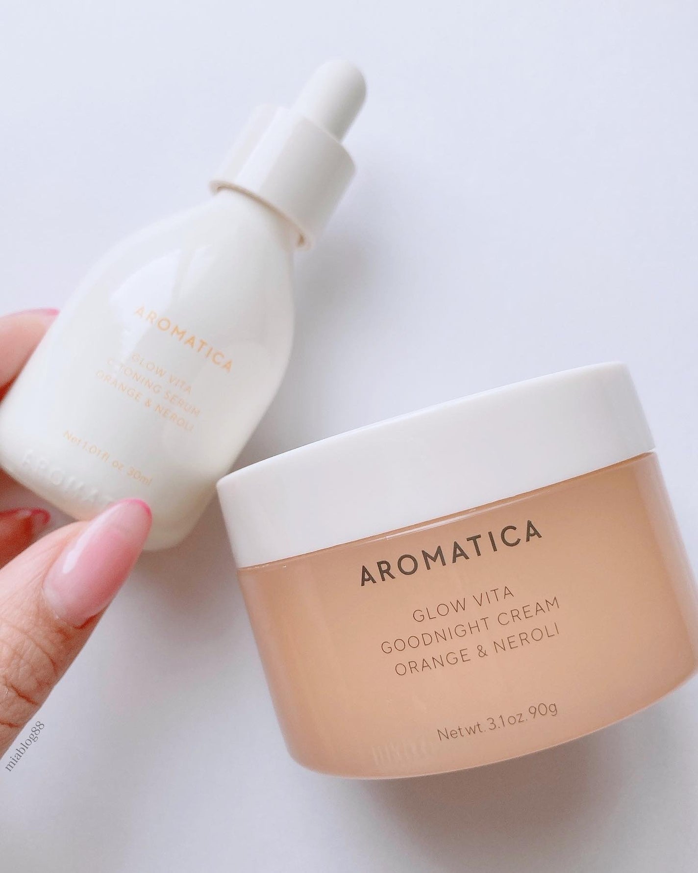 グロービタCトーニングセラム/AROMATICA/美容液を使ったクチコミ(8枚目)