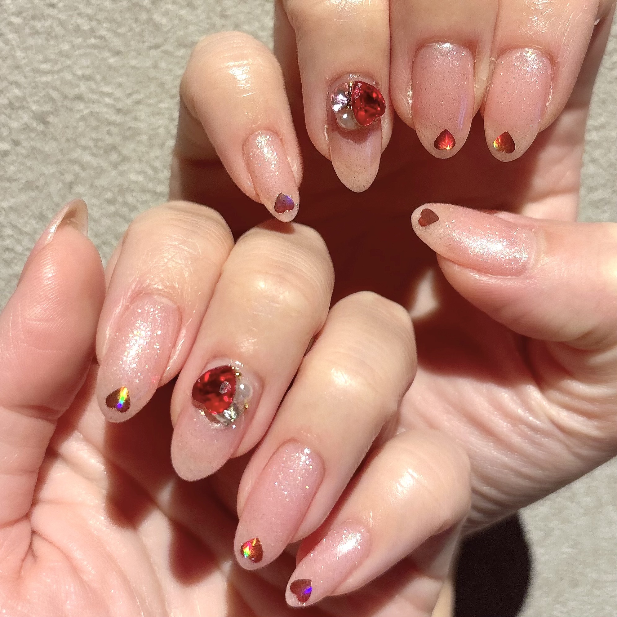 ジェルネイル（ライト対応）/セリア/ジェルネイルを使ったクチコミ（2枚目）