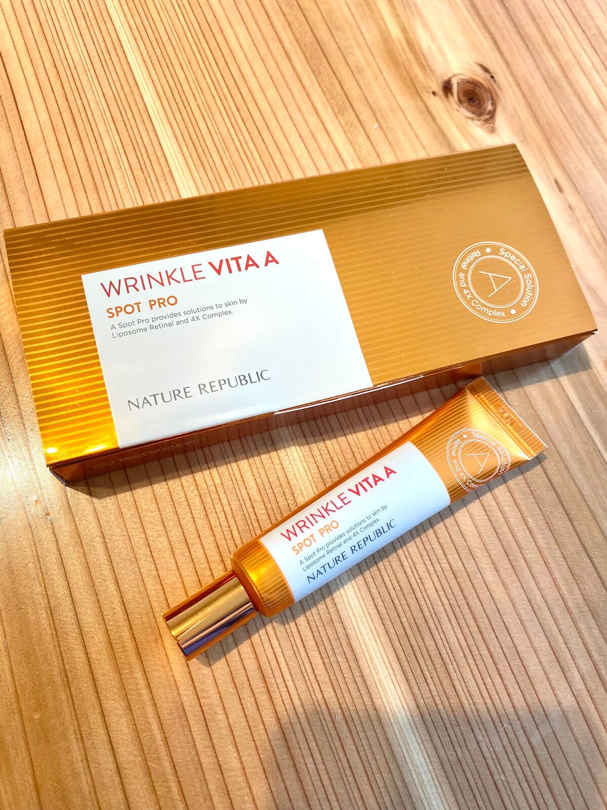 リンクルビタAスポットプロ/ネイチャーリパブリック/美容液を使ったクチコミ(1枚目)