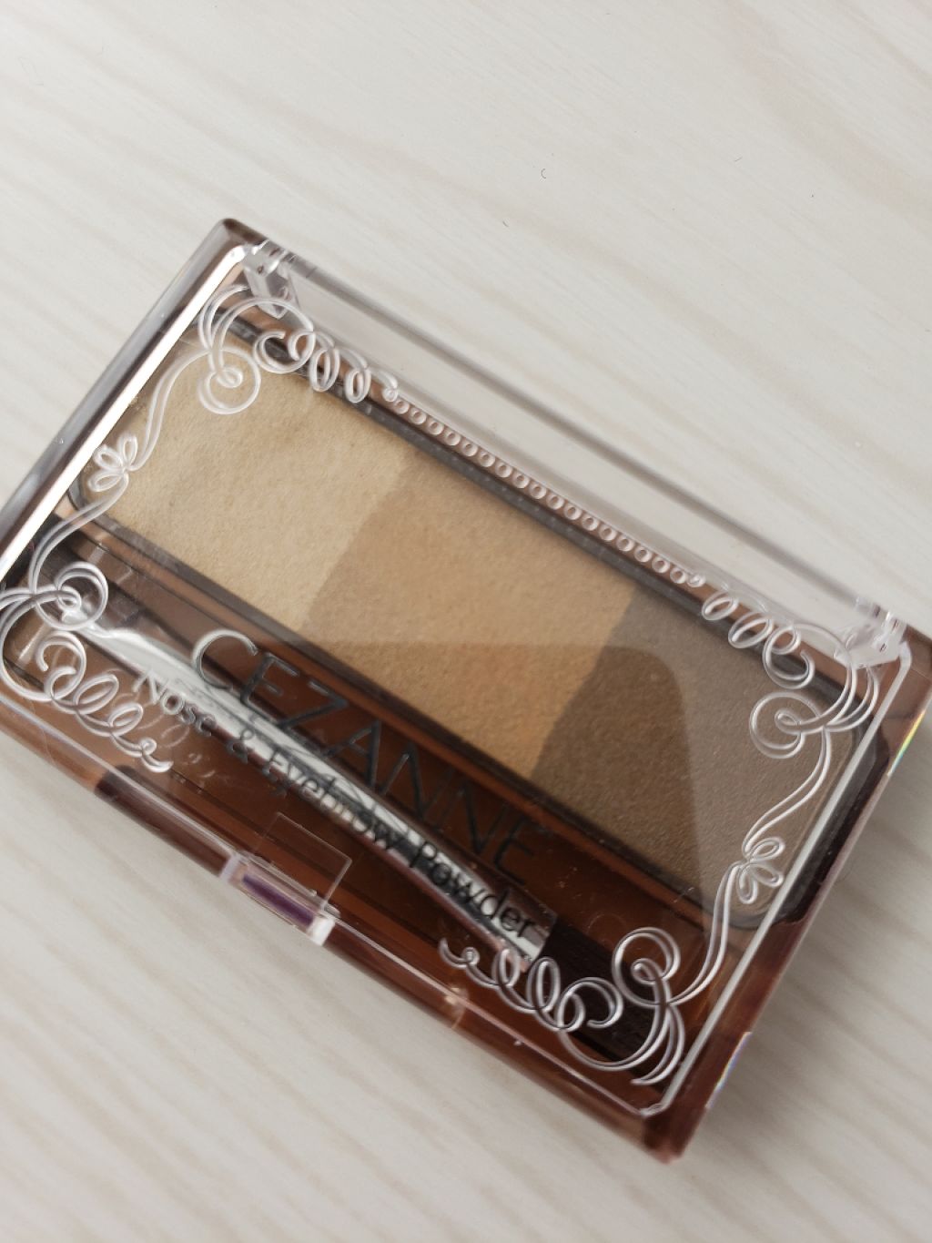 ノーズ&アイブロウパウダー/CEZANNE/パウダーアイブロウを使ったクチコミ(1枚目)