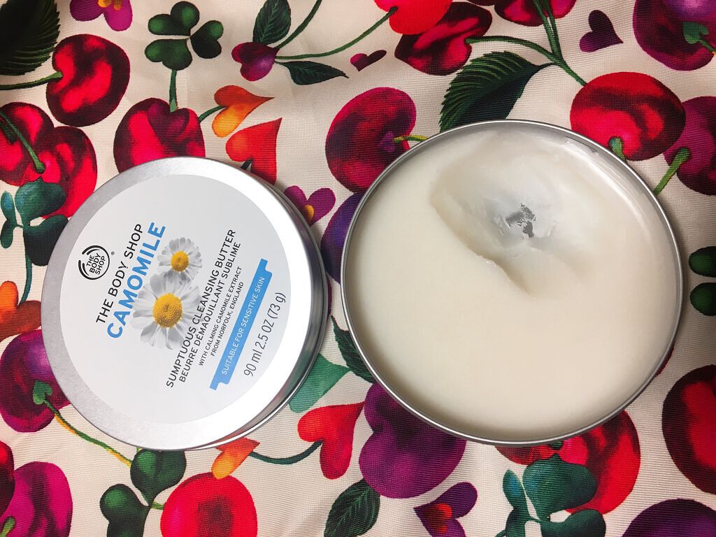 カモマイル サンプチュアス クレンジングバター/THE BODY SHOP/クレンジングバームを使ったクチコミ（2枚目）