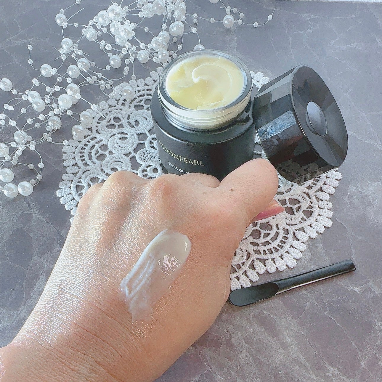 ムーンパール エクストラ クリーム/ミキモト コスメティックス/フェイスクリームを使ったクチコミ(4枚目)