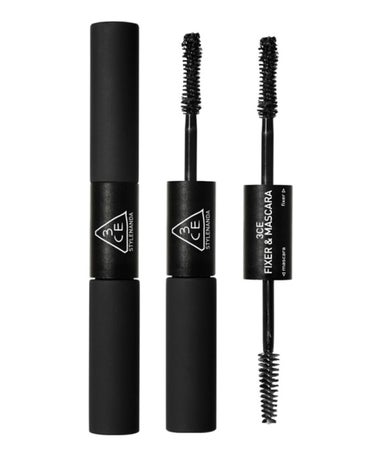 3CE FIXER & MASCARA BLACK