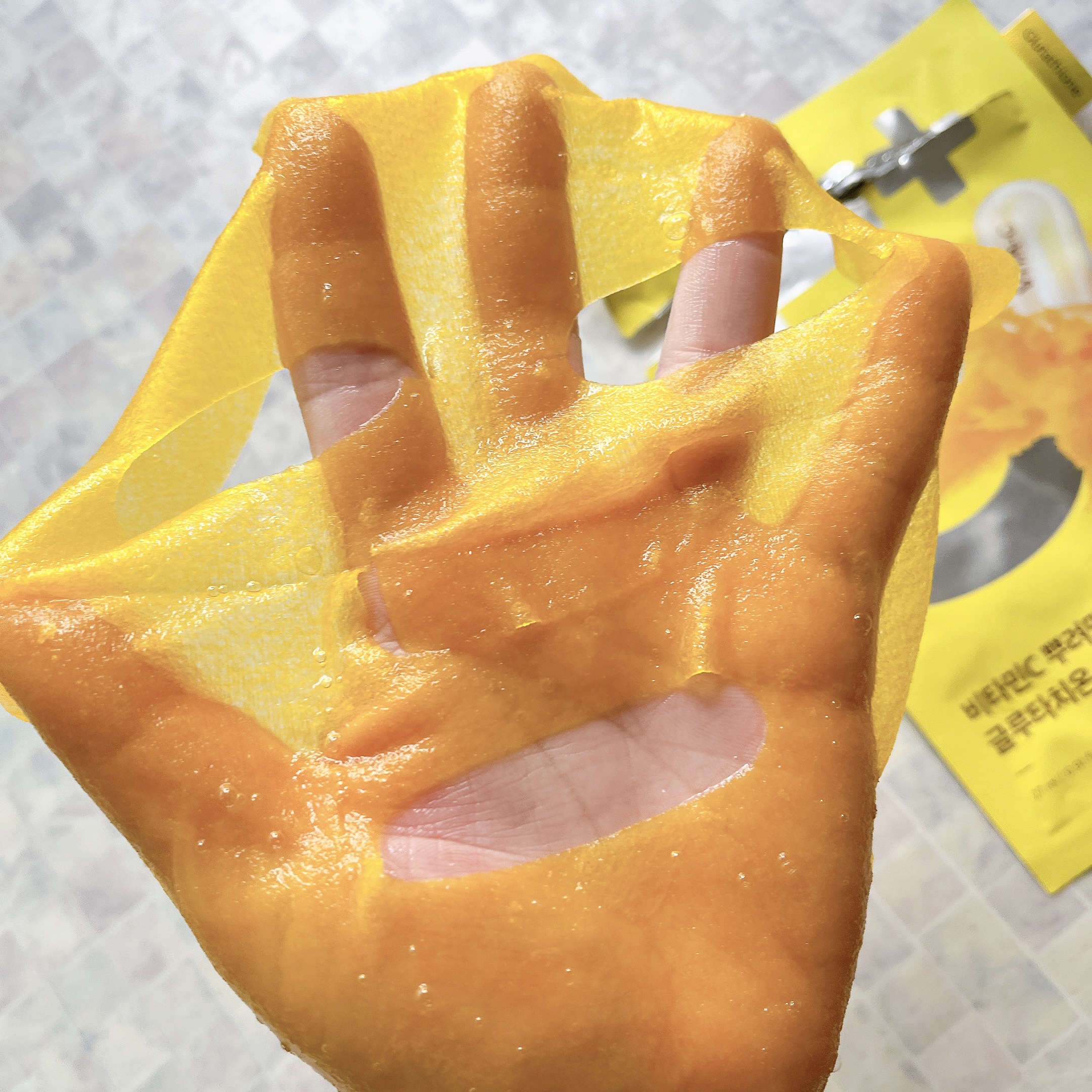 3番 すべすべキメケアシートマスク/numbuzin/シートマスク・パックを使ったクチコミ（2枚目）