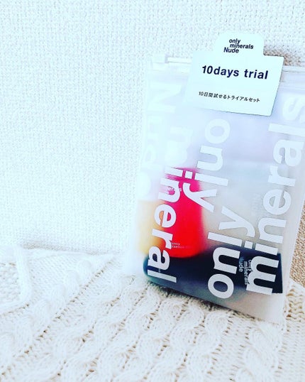 ONLY MINERALS Nude クロノナイトチャージジェルのクチコミ「✔
オンリーミネラル Nude 10days トライアル☀️🌈
トライアルセット内容:
.....」(3枚目)