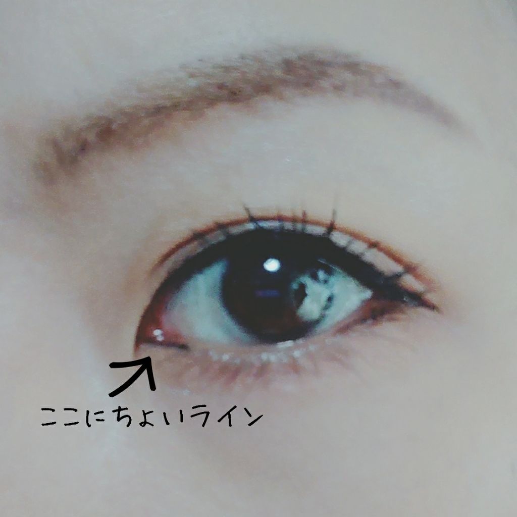 モテライナー リキッド/flowfushi/リキッドアイライナーを使ったクチコミ（2枚目）