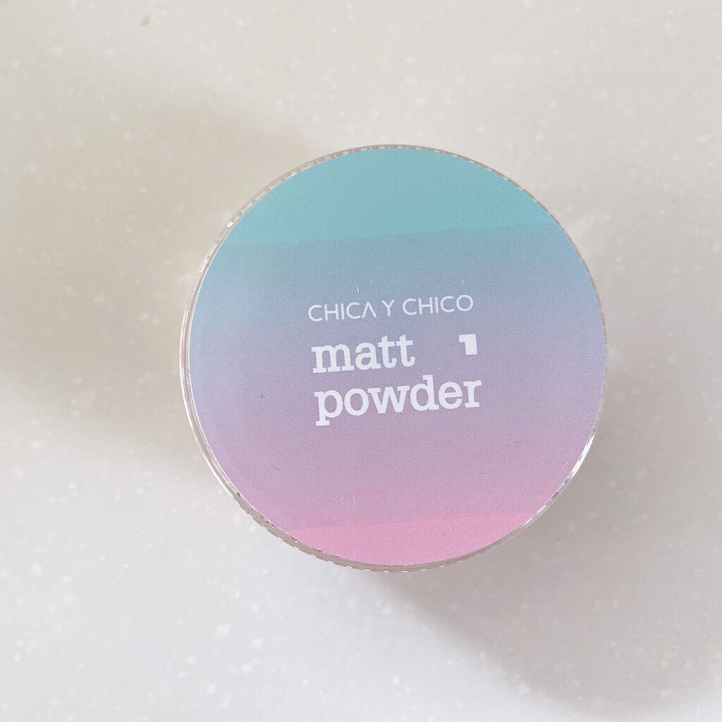 CHICAY CHICO マットパウダーのクチコミ「\CHICAY CHICO マットパウダー/

マットピンク

サラサラになるタイプのパウダー.....」（2枚目）