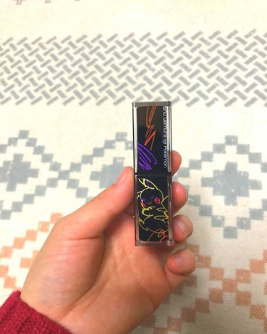 ルージュ アンリミテッド アンプリファイド マット＜2019年クリスマスコフレ限定＞/shu uemura/口紅を使ったクチコミ（2枚目）