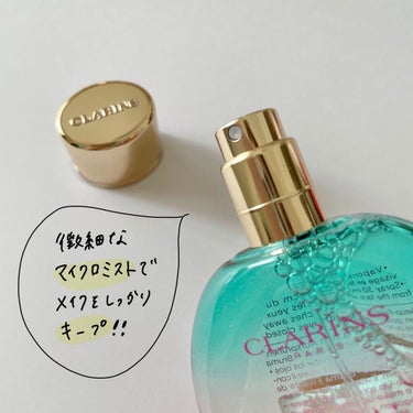 フィックス メイクアップ/CLARINS/ミスト状化粧水を使ったクチコミ（2枚目）