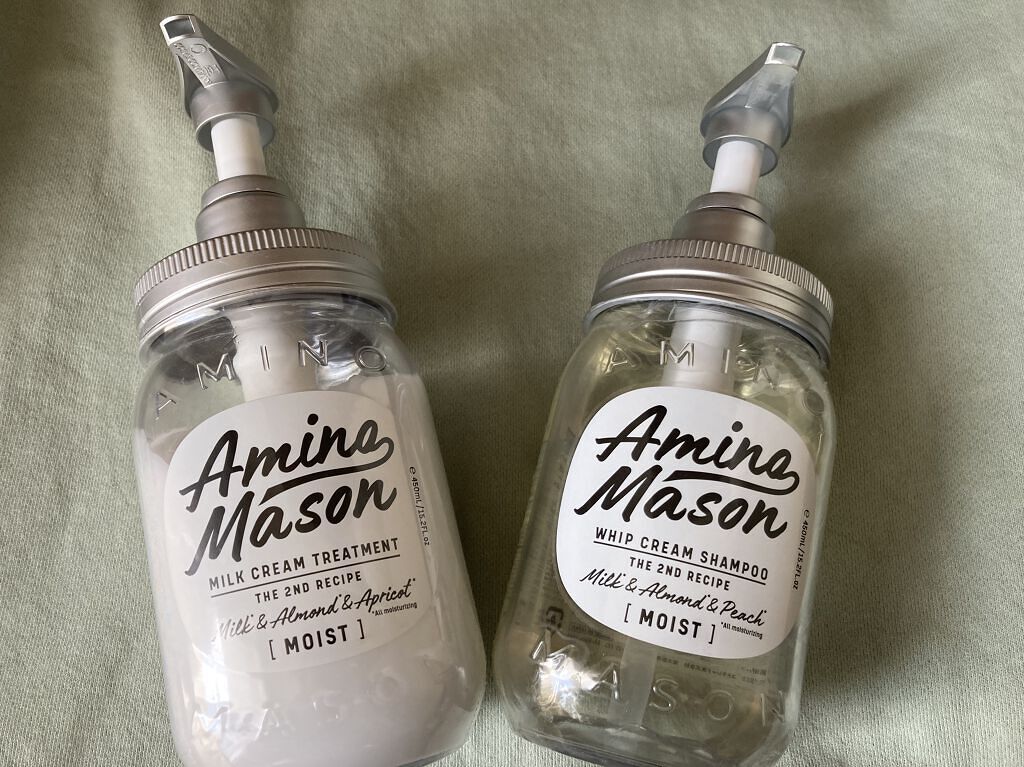 アミノメイソン ディープモイスト ホイップクリーム シャンプー/ミルククリーム ヘアトリートメント/アミノメイソン/市販シャンプーを使ったクチコミ（1枚目）