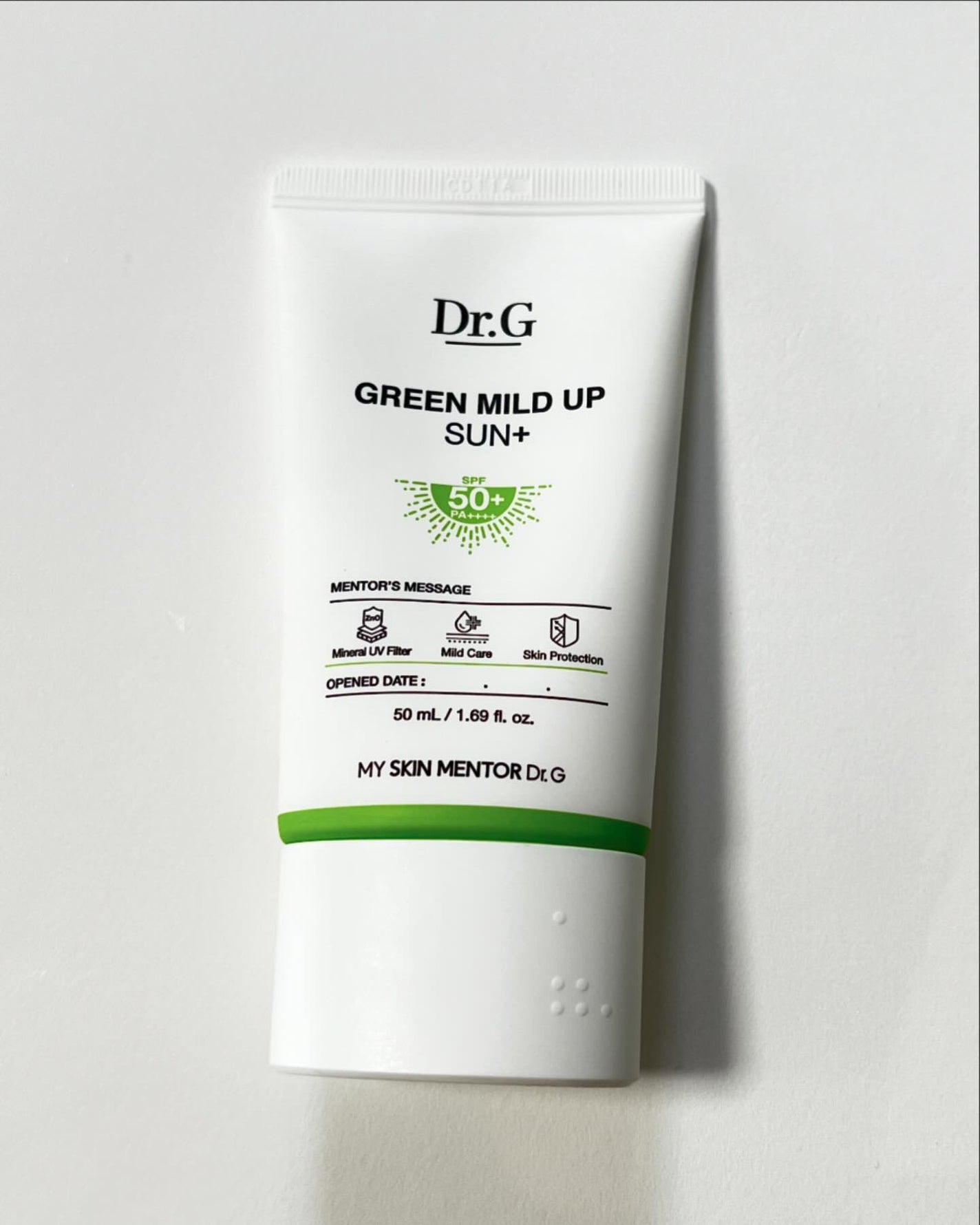 グリーンマイルドアップサンプラス/Dr.G/日焼け止めクリームを使ったクチコミ(1枚目)