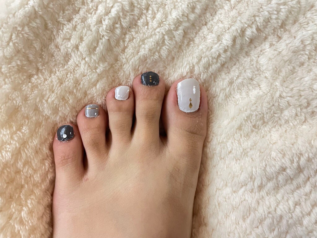 ジェルネイルシール/キャンドゥ/ネイルシールを使ったクチコミ(5枚目)