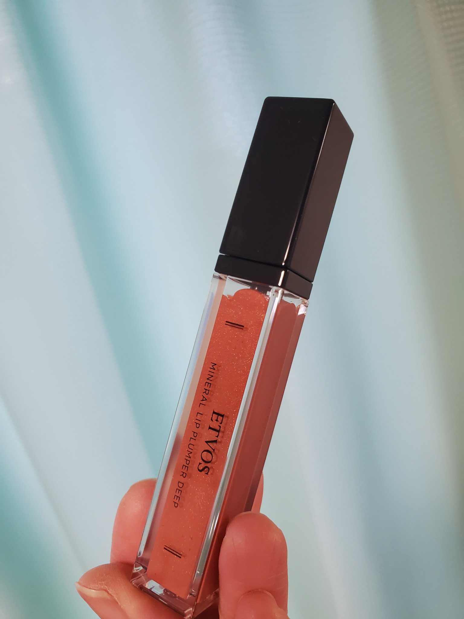 ミネラルリッププランパー ディープ キャロットピーチ(限定色)/エトヴォス/リッププランパーを使ったクチコミ（1枚目）