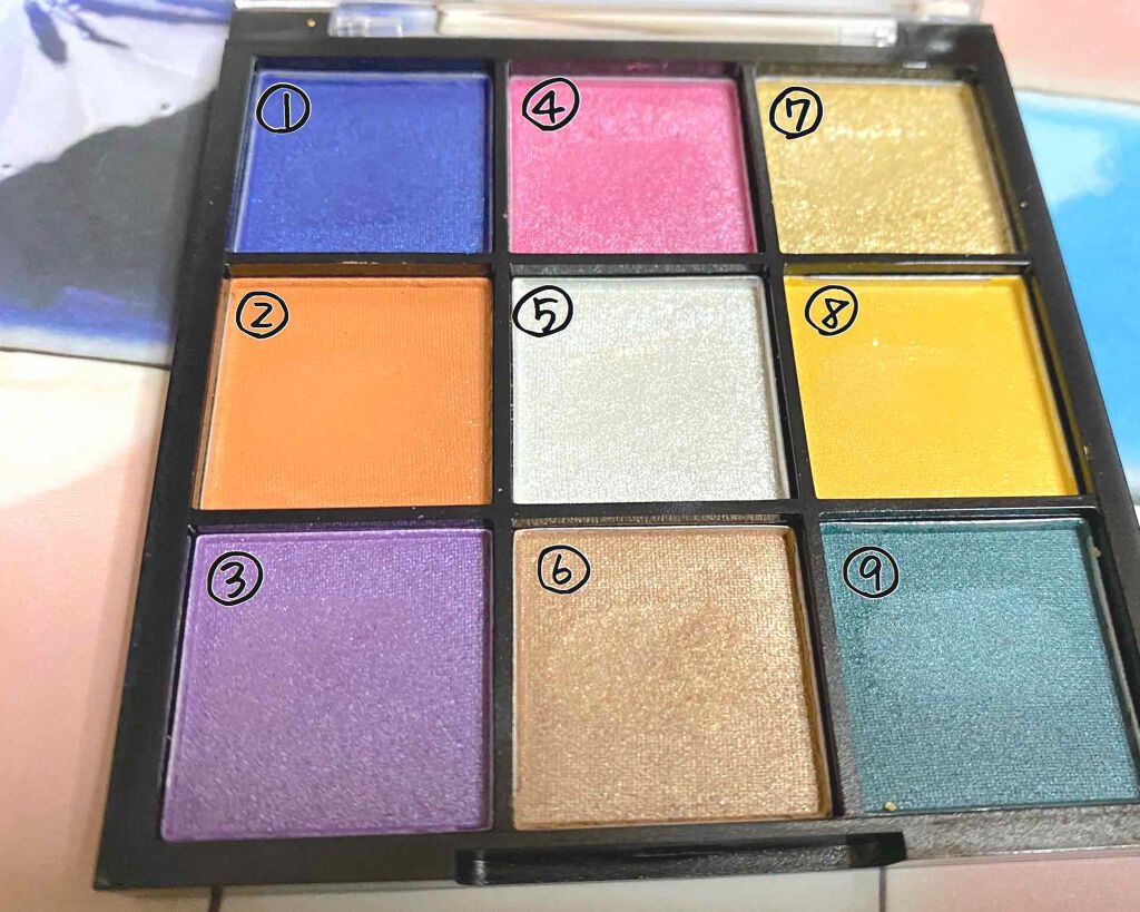 UR GLAM BLOOMING EYE COLOR PALETTE/U R GLAM/アイシャドウパレットを使ったクチコミ(2枚目)