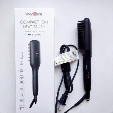 スタイリッシュ コンパクトイオンヒートブラシ MHB-3040-K/mod's hair/ストレートアイロンを使ったクチコミ（9枚目）