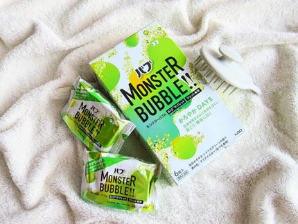 モンスターバブル かろやかDAYS /バブ/炭酸系入浴剤を使ったクチコミ(2枚目)