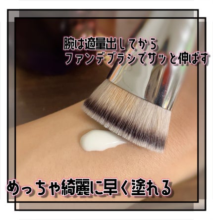 マルチファンデブラシ /ロージーローザ/メイクブラシを使ったクチコミ(2枚目)