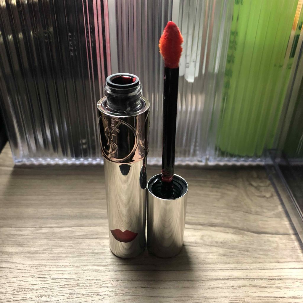 ヴォリュプテ ティントインバーム/YVES SAINT LAURENT BEAUTE/口紅を使ったクチコミ（3枚目）