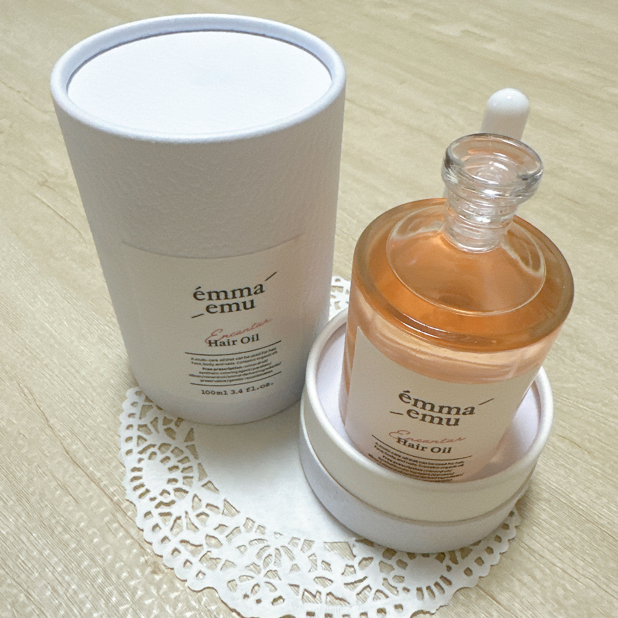 エンカンタールヘアオイル ピオニー＆ムスク/emma emu/ヘアオイルを使ったクチコミ（3枚目）