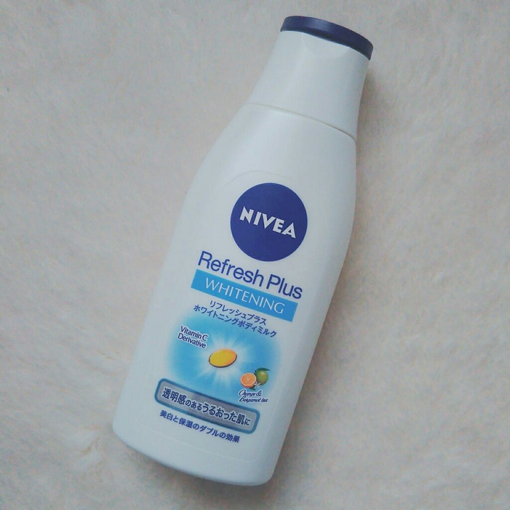 リフレッシュプラス ホワイトニング ボディミルク/ニベア/ボディミルクを使ったクチコミ(1枚目)