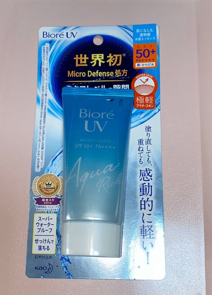 ビオレUV アクアリッチウォータリーエッセンス/ビオレ/日焼け止め・UVケアを使ったクチコミ(1枚目)