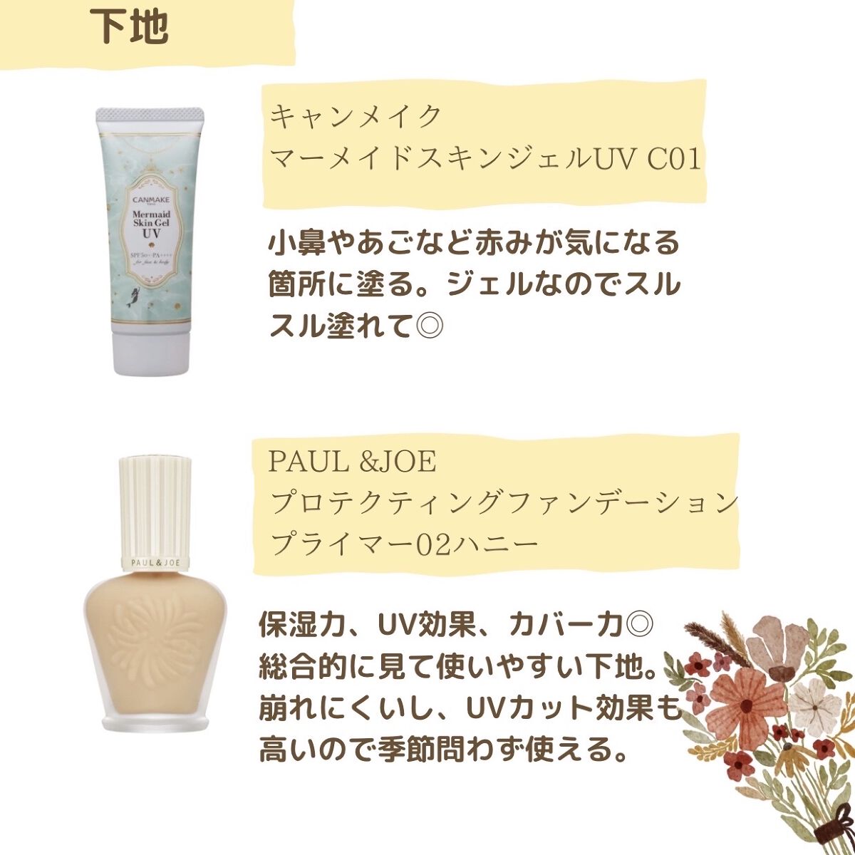 プロテクティング ファンデーション プライマー		/PAUL & JOE BEAUTE/化粧下地を使ったクチコミ（2枚目）