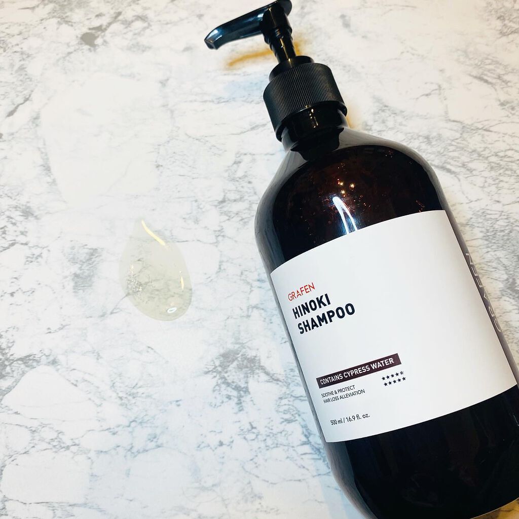 HINOKI SHAMPOO/GRAFEN /市販シャンプーを使ったクチコミ(3枚目)