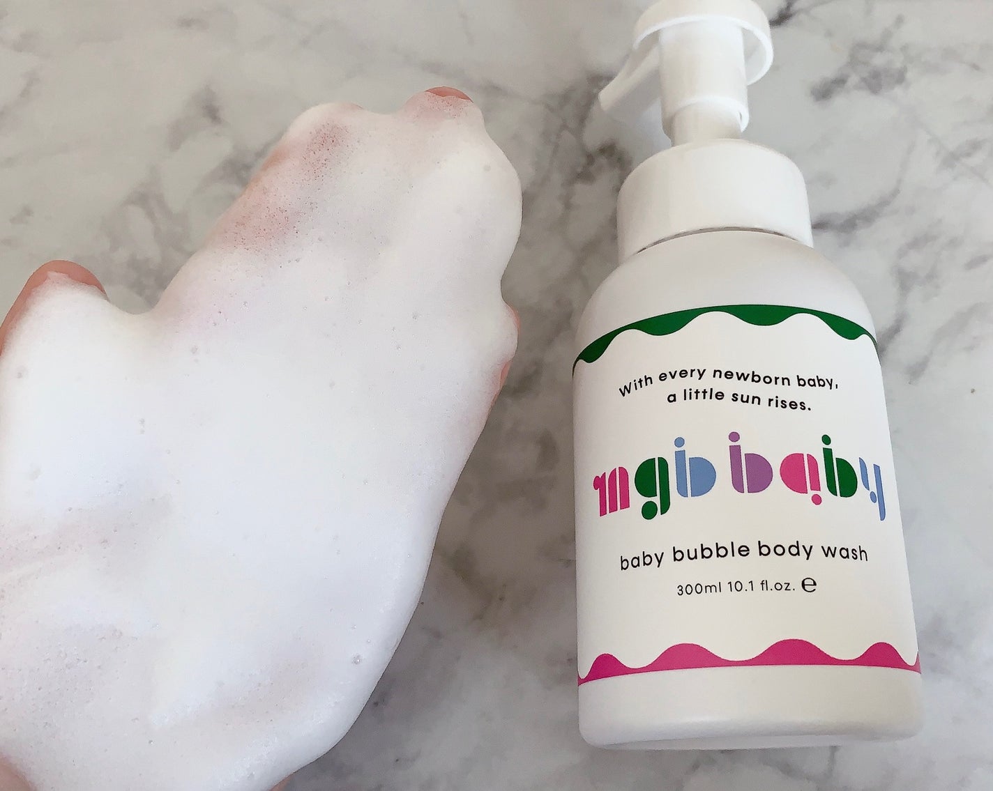 ベビーバブルボディウォッシュ/mgb baby/ボディソープを使ったクチコミ(5枚目)