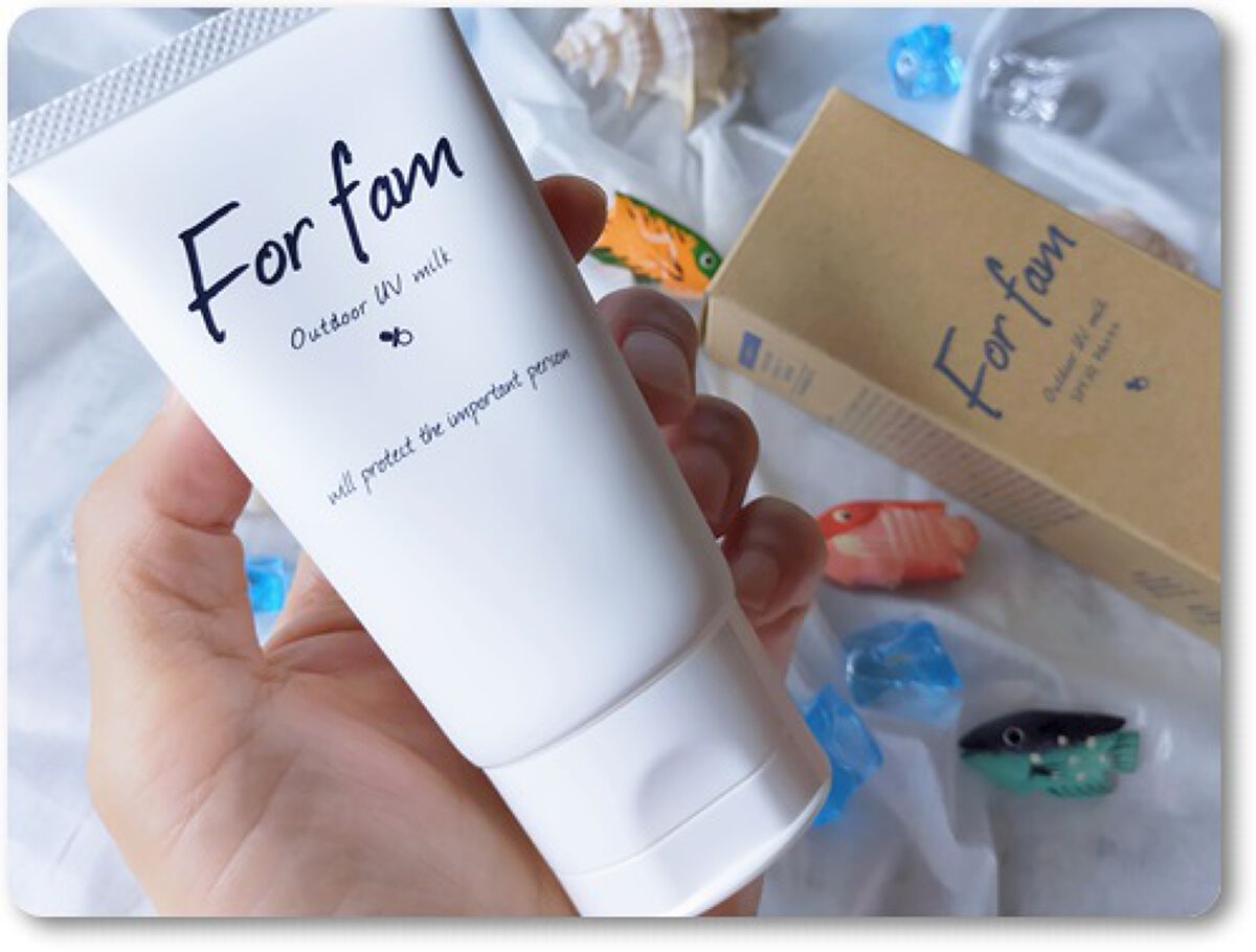 アウトドアUVミルク/For fam/日焼け止めミルクを使ったクチコミ（3枚目）