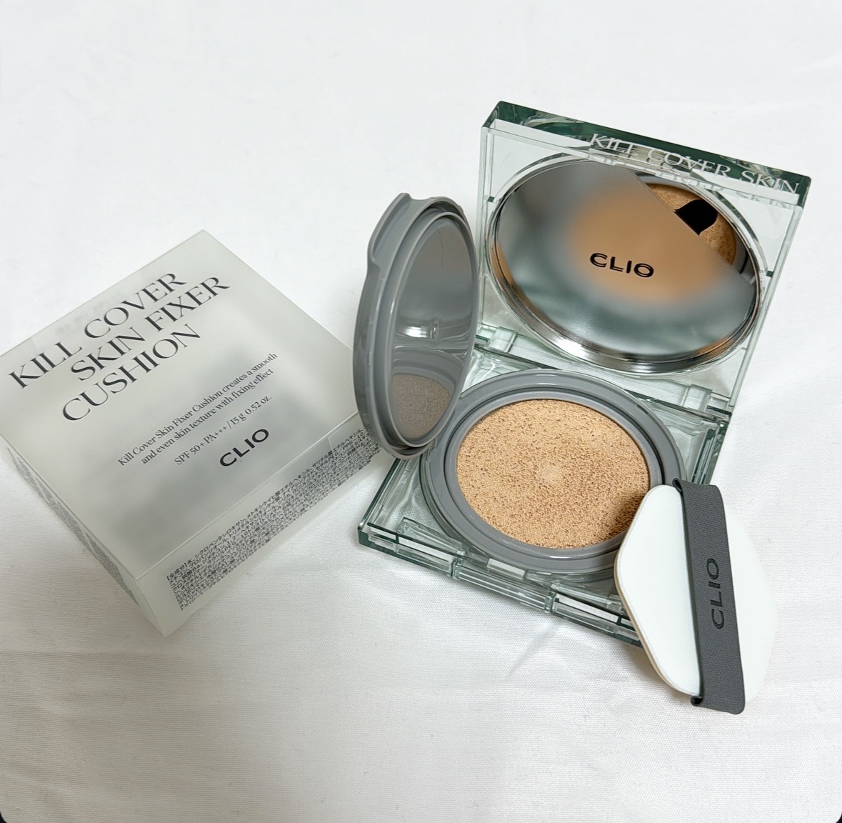 クリオ キル カバー スキン フィクサー クッション/CLIO/クッションファンデーションを使ったクチコミ（1枚目）