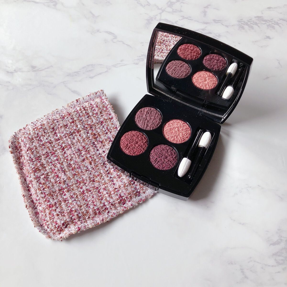 レ キャトル オンブル ツイード/CHANEL/アイシャドウパレットを使ったクチコミ（2枚目）