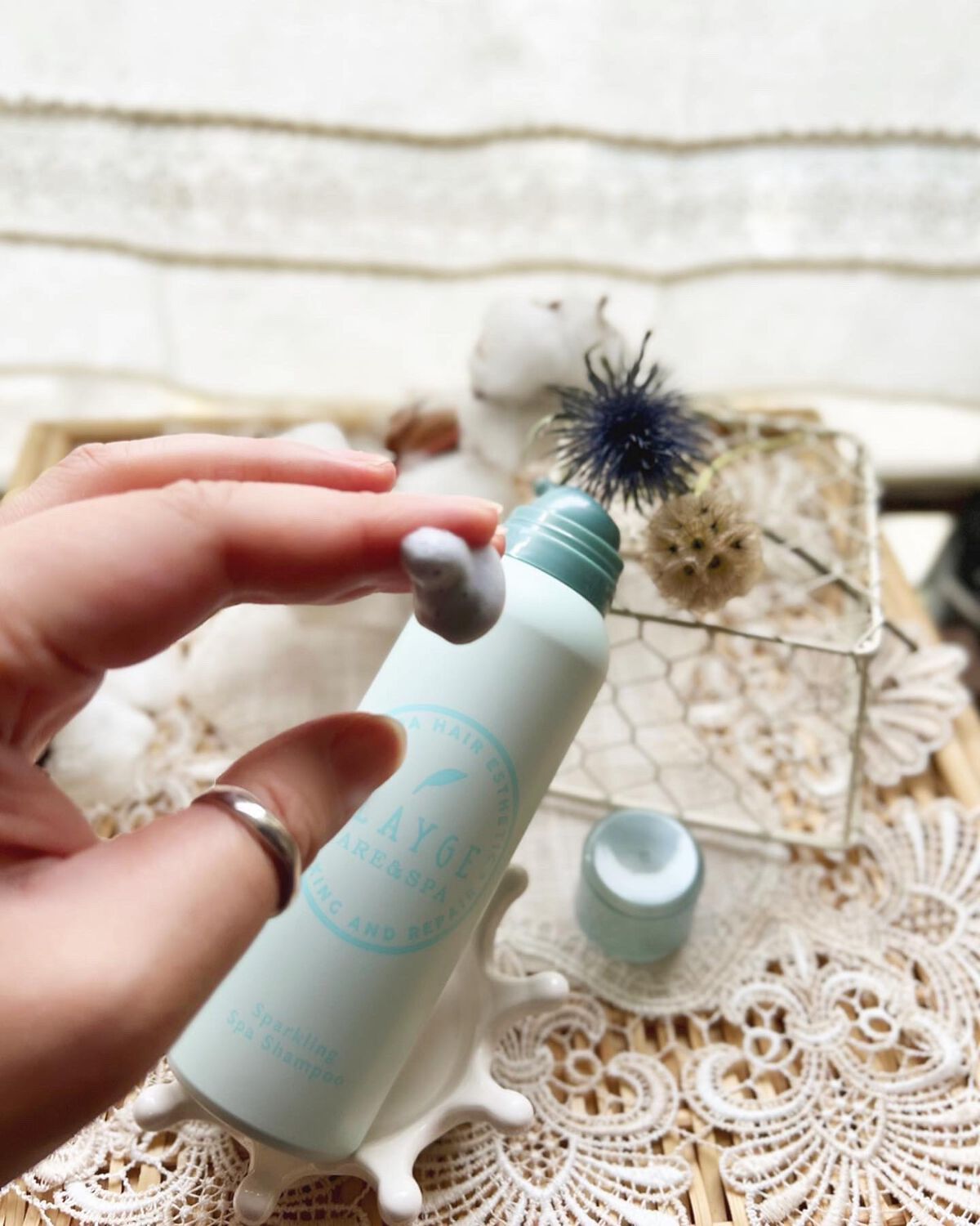 スパークリングスパシャンプー/CLAYGE/シャンプー・コンディショナーを使ったクチコミ（3枚目）