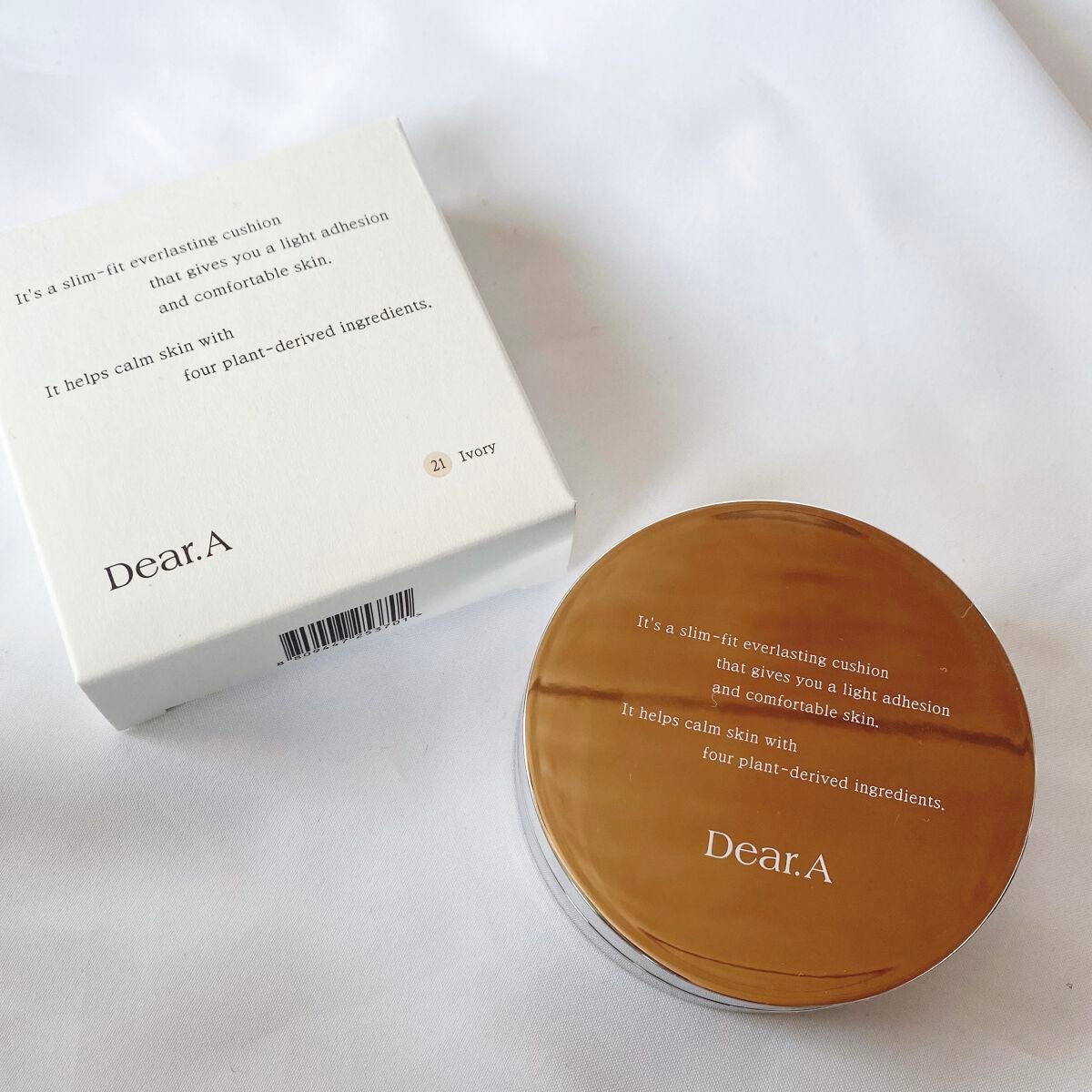 スリムフィット エバーラスティング クッション/Dear.A/クッションファンデーションを使ったクチコミ(1枚目)