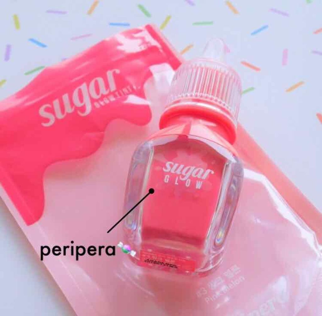 シュガー グロウ ティント/PERIPERA/口紅を使ったクチコミ（1枚目）