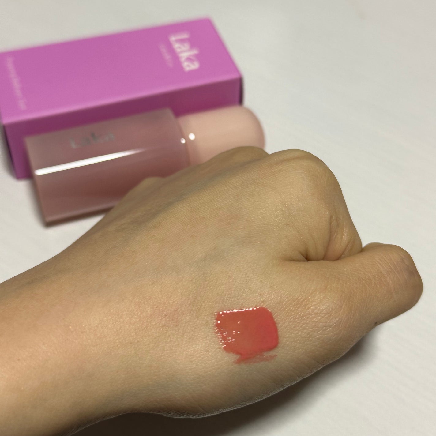 ポッピングバルーンティント/Laka/リップティントを使ったクチコミ(2枚目)