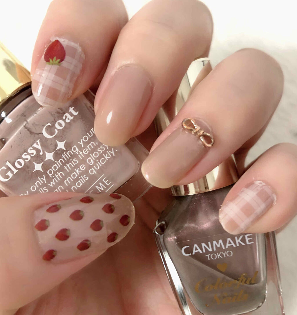 しずくネイルシール/キャンドゥ/ネイルシールを使ったクチコミ（1枚目）
