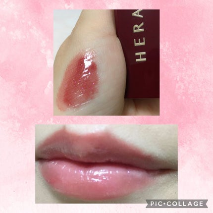 HERA ホリデー センシュアル スパイシー ヌード グロスのクチコミ「HERA ホリデー センシュアル スパイシー ヌード グロス # 456 ジンジャーシロップ.....」(2枚目)