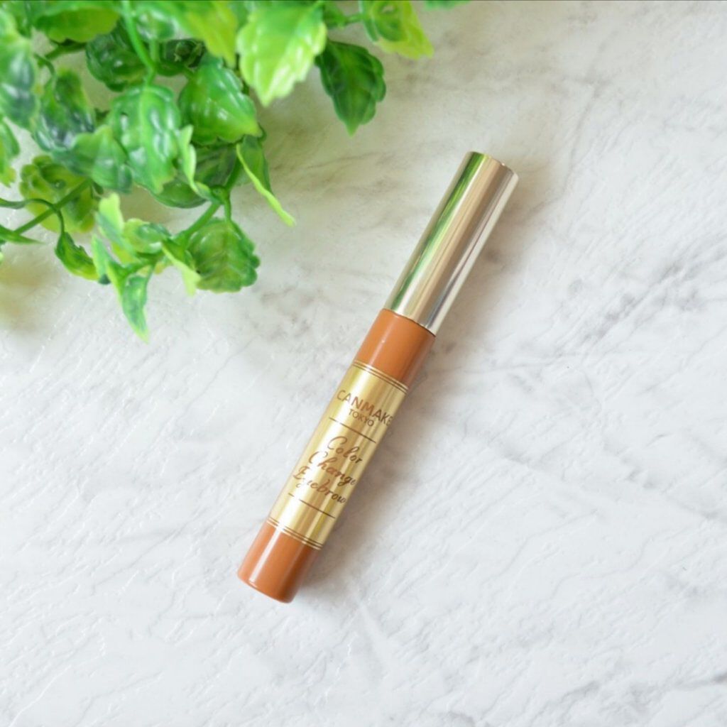 カラーチェンジアイブロウ 01 マロンブラウン/キャンメイク/眉マスカラを使ったクチコミ（2枚目）