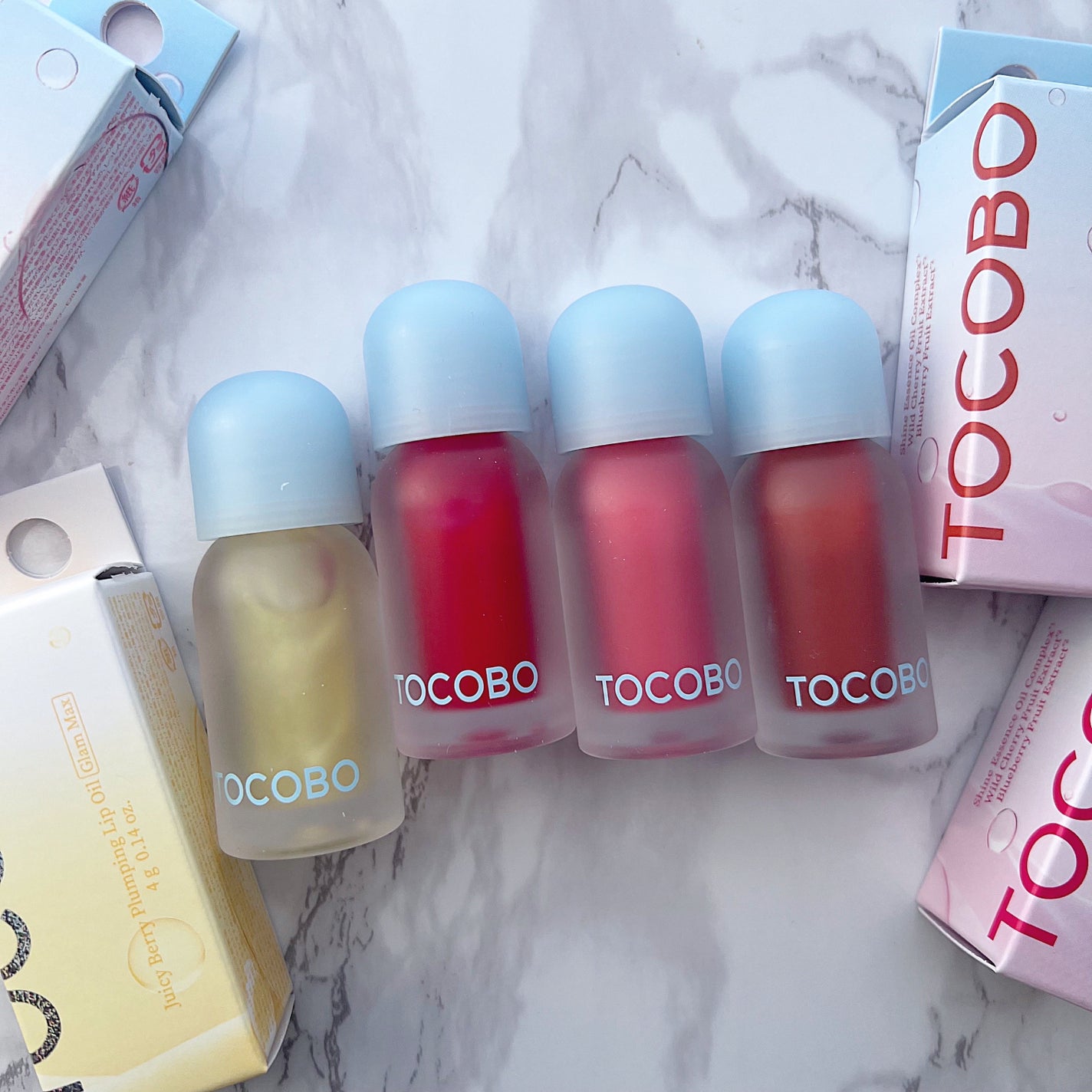 ジューシーベリープランピングリップオイル/TOCOBO/リップグロスを使ったクチコミ(6枚目)