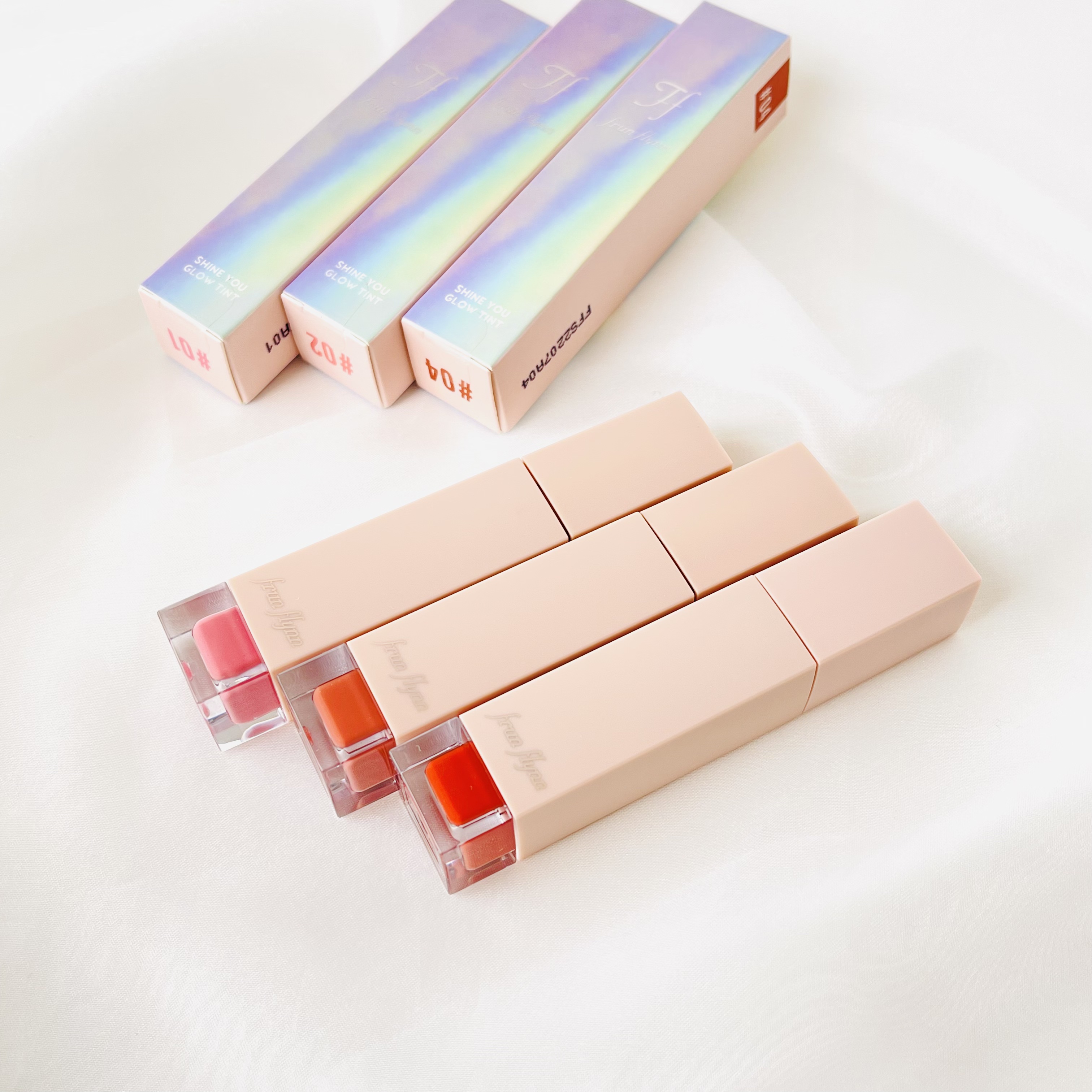 frunflynn シャインユー グロウティント 02 オールドローズ/frunflynn/リップティントを使ったクチコミ（1枚目）