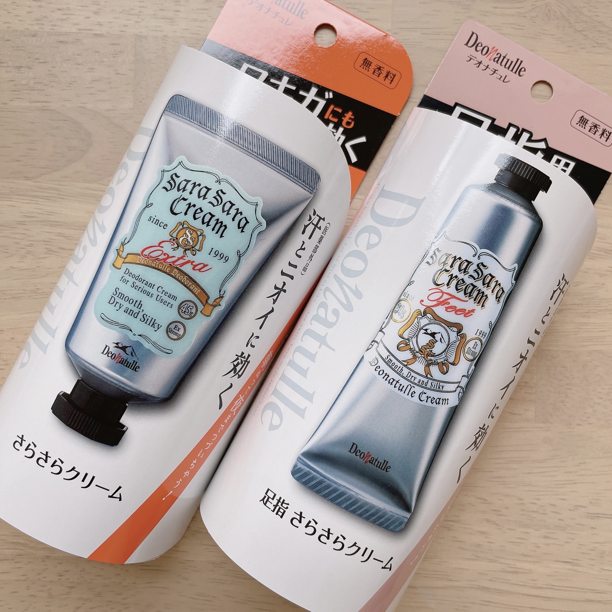 薬用足指さらさらクリーム/デオナチュレ/デオドラント・制汗剤を使ったクチコミ（1枚目）