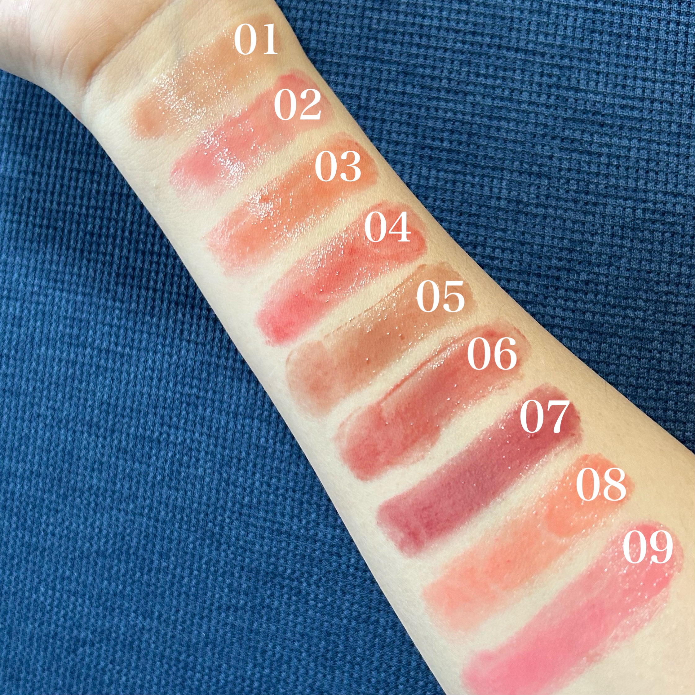 グラスティングメルティングバーム/rom&nd/リップバームを使ったクチコミ（2枚目）