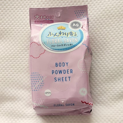 ボディパウダーシート/トップバリュ/ボディシートを使ったクチコミ(1枚目)