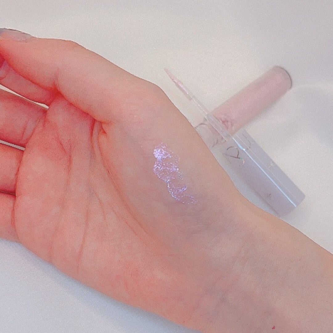 リキッド グリッター シャドウ/rom&nd/グリッターを使ったクチコミ(2枚目)