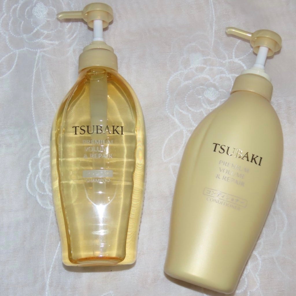TSUBAKI プレミアム ボリューム&リペア シャンプー/コンディショナー/TSUBAKI/市販シャンプーを使ったクチコミ(2枚目)
