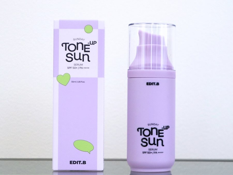 サンデートーンアップサンセラム/EDIT.B/美容液を使ったクチコミ（2枚目）