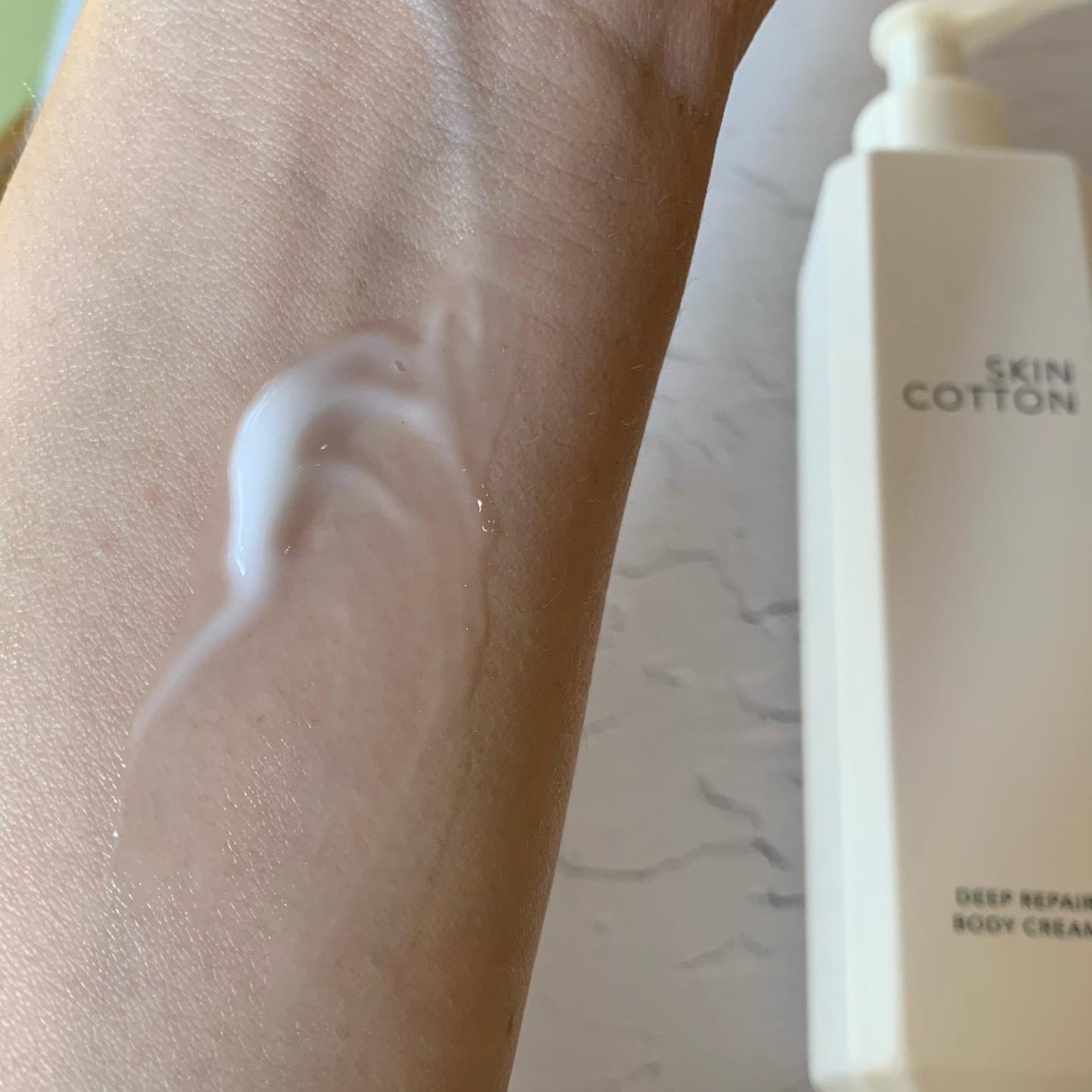 濃厚リペア ボディクリーム/スキンコットン/ボディクリームを使ったクチコミ(2枚目)