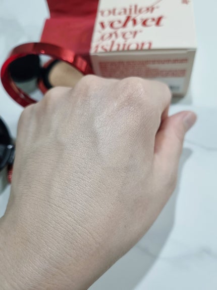 プロテーラービーベルベットカバークッション/espoir/クッションファンデーションを使ったクチコミ(4枚目)