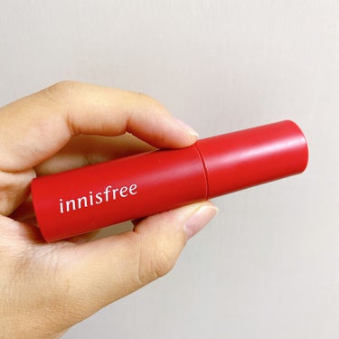 ビビッドコットン インクティント/innisfree/口紅を使ったクチコミ（8枚目）