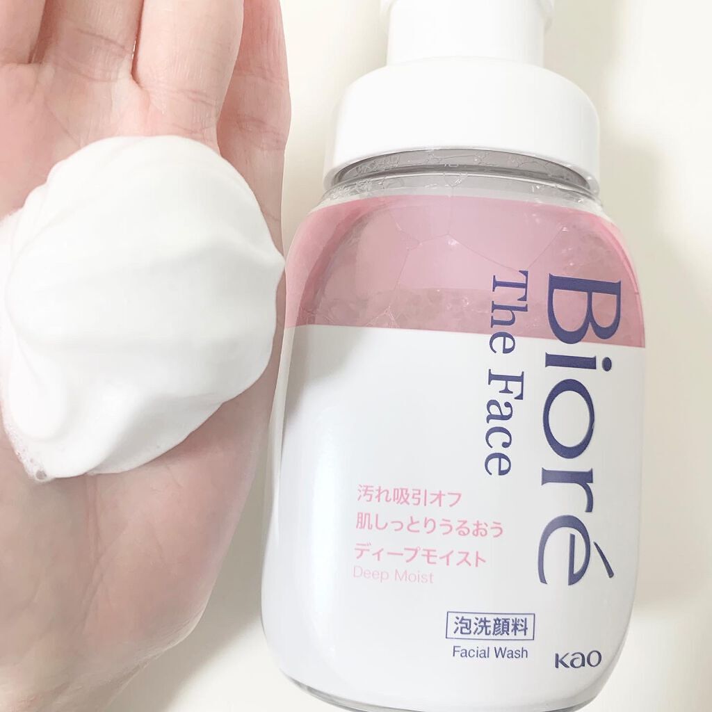 ビオレ ザフェイス 泡洗顔料 ディープモイスト/ビオレ/泡洗顔を使ったクチコミ（3枚目）
